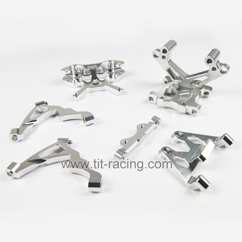( CN ) Aluminium alloy front parts bulkhead shock tower for hpi rovan baja 5B 5T