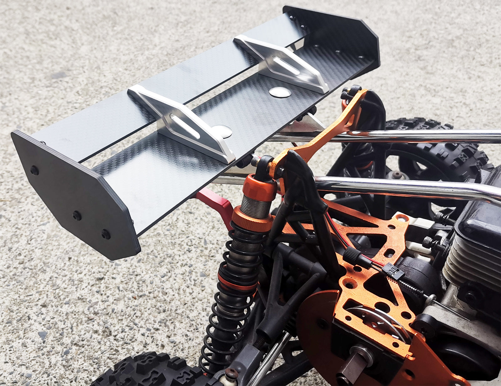 (CN,US) Carbon Fiber Wing for Rovan KM HPI Baja 5B Buggy