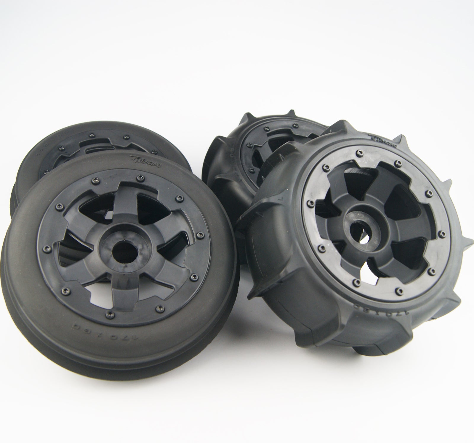 (CN,US ) Sand tire wheel kit for hpi rovan km baja 5b ss