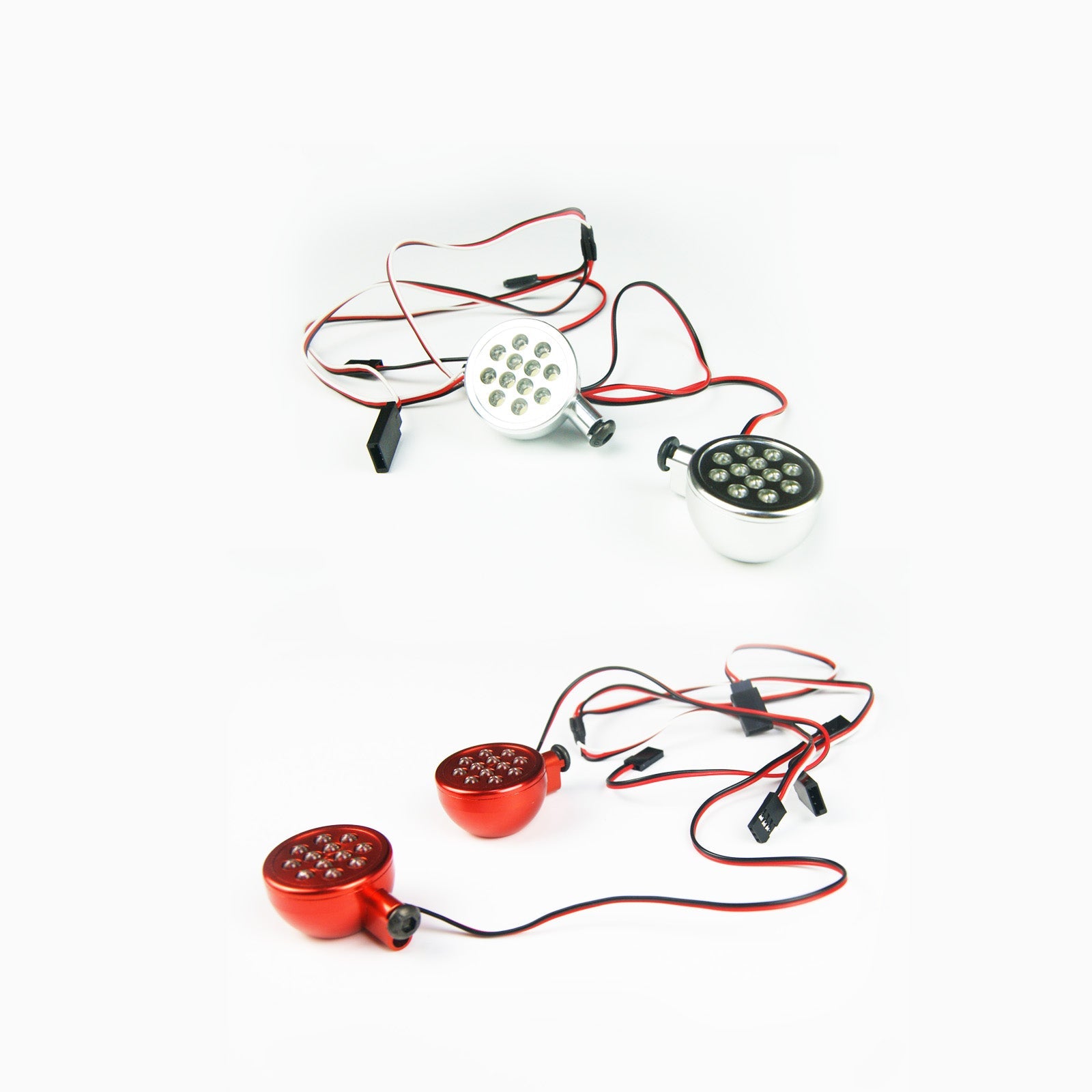 ( CN,US ) LED CNC Aluminum alloy light pods fit hpi rovan km baja 5b 5t