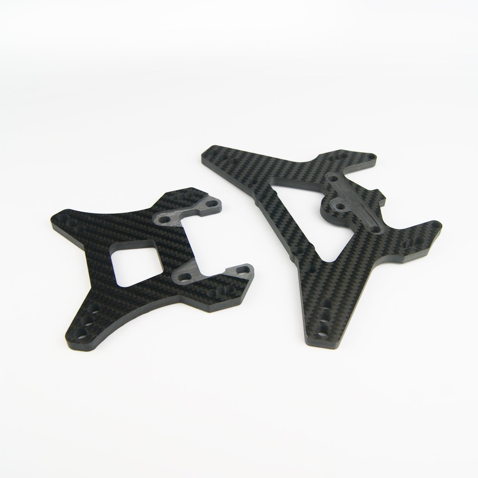 (CN,US) Carbon Fiber Front Rear Shock Tower for LOSI 5IVE-T / Rovan LT / 30 Degree North