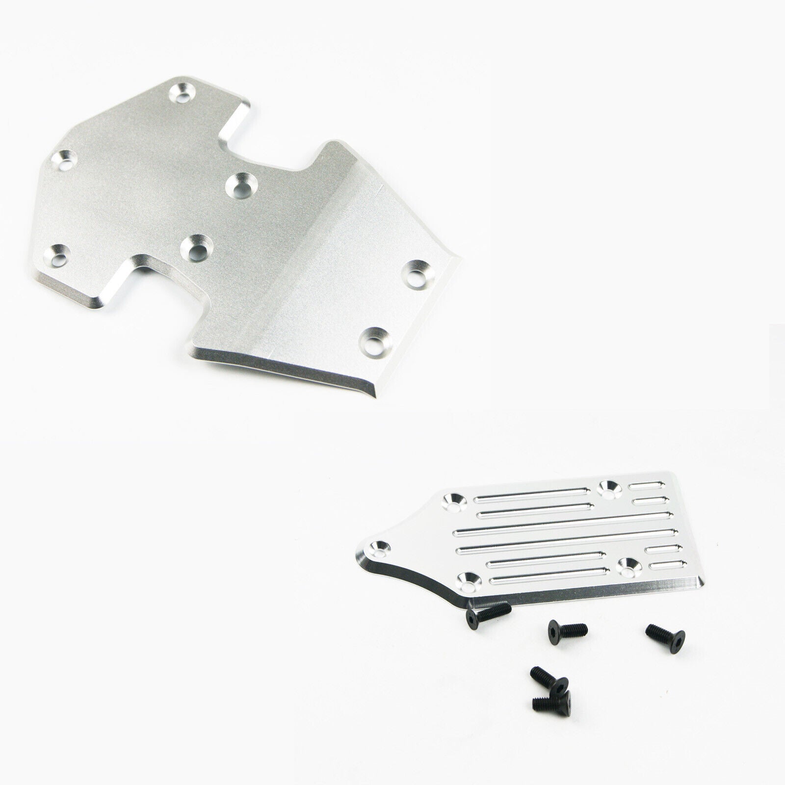 ( CN,US ) Aluminum Chassis Front Rear Skid Protect Plate for Losi 5ive T Rovan LT X2