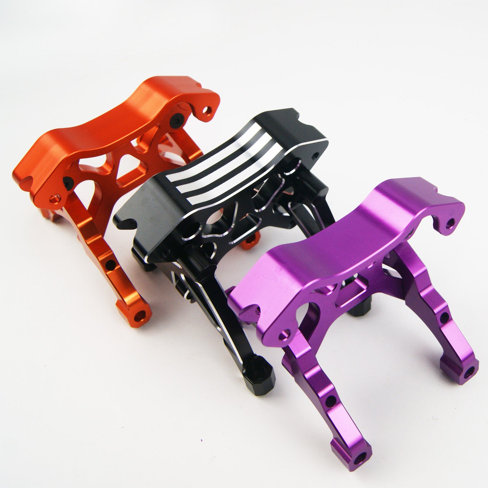 ( CN,US ) CNC alloy front shock tower combo supports fit hpi rovan kingMotor Baja 5B SS