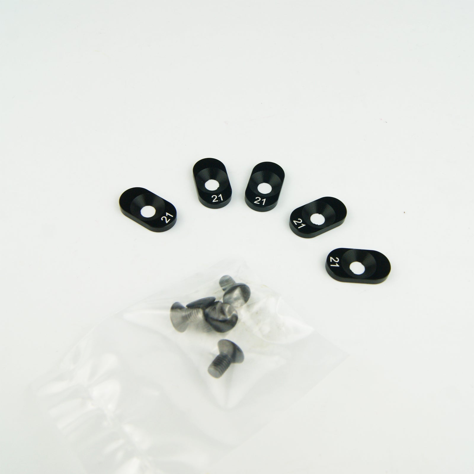 (CN) 19T 21T Gear Positioning Pad Engine Fixed Parts 5pcs for LOSI 5IVE-T / Rovan LT / 30 Degree North