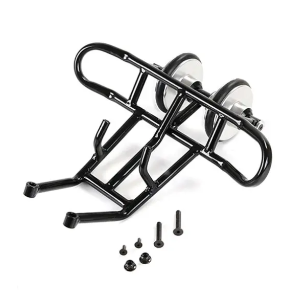 ( CN, US ) Baja Rear Double Wheel Bar Wheelie Bar Bumper for Hpi Rovan KM Baja 5B SS