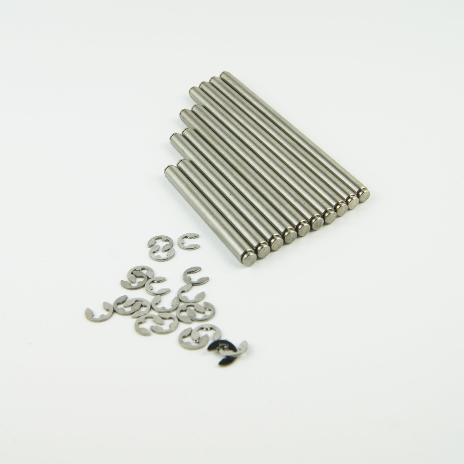 ( CN，US ) 10pcs of hinge pins wish 20x E clips for HPI Baja 5B 5T Rovan King Motor