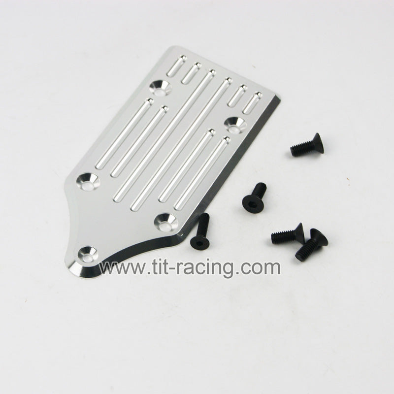 ( CN,US ) Aluminum Chassis Front Rear Skid Protect Plate for Losi 5ive T Rovan LT X2