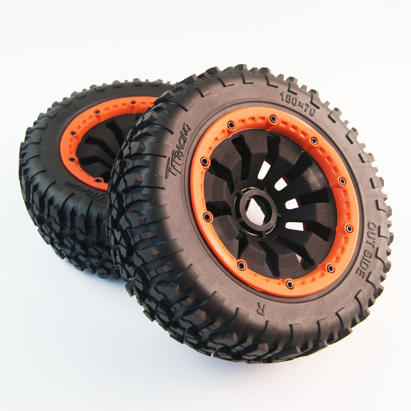 180 x 70 mm Tires Wheels for Losi 5ive T Rovan LT kingmotor x2 DBXL