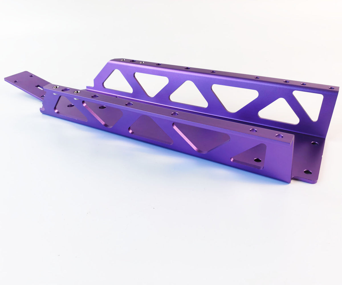 ( CN ) Aluminium main chassis for hpi rovan km baja 5b 5t 5sc