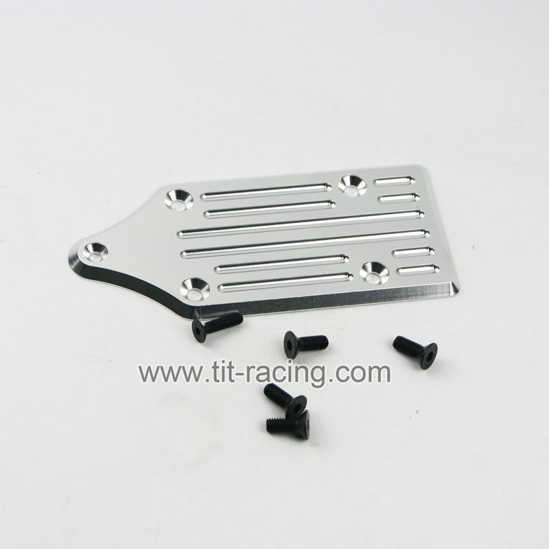 ( CN,US ) Aluminum Chassis Front Rear Skid Protect Plate for Losi 5ive T Rovan LT X2