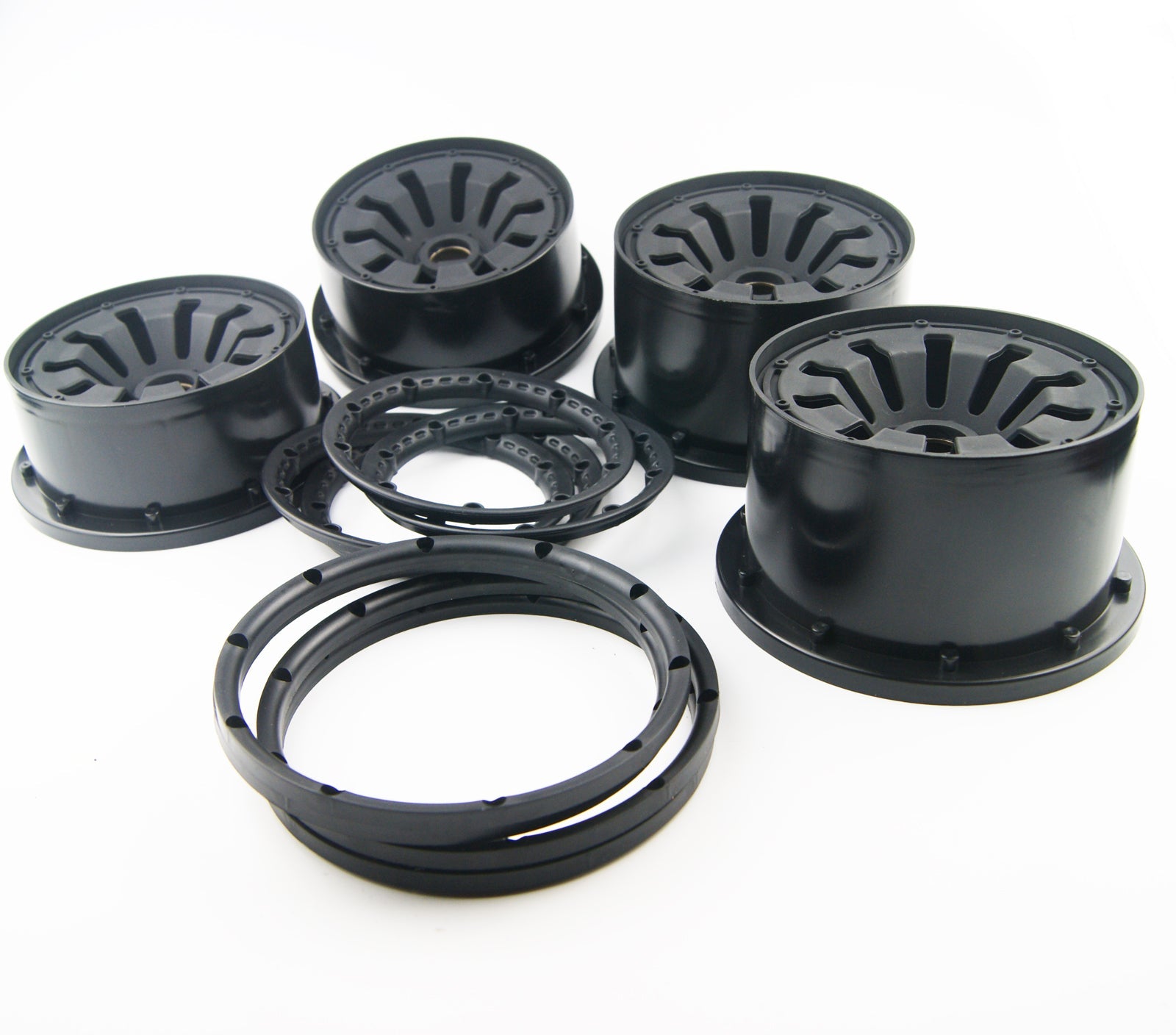 ( CN,US ) 1/5 Wheel Beadlock Rim with metal hex FOR HPI ROVAN KM BAJA 5B SS