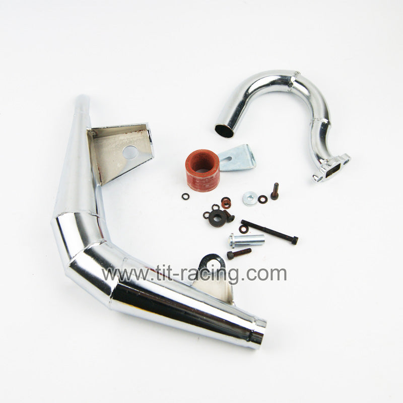 ( CN ) Rovan LT 1:5 Steel tuned exhaust pipe fit LT305 LOSI 5IVE T KM X2