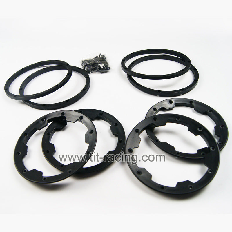 (CN,US) 8 pcs wheel rim bead lock ring set fit HPI Rovan Baja 5B SS King Motor