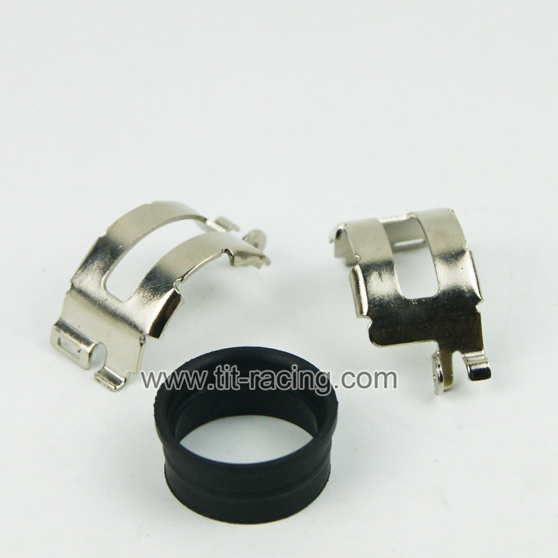 ( CN,US ) Exhaust pipe hoop and rubber seal for King Motor HPI Rovan Baja 5B SS 5T