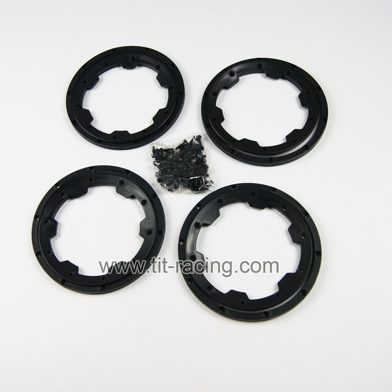 (CN,US) 8 pcs wheel rim bead lock ring set fit HPI Rovan Baja 5B SS King Motor