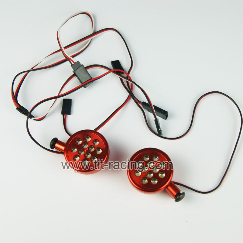 ( CN,US ) LED CNC Aluminum alloy light pods fit hpi rovan km baja 5b 5t