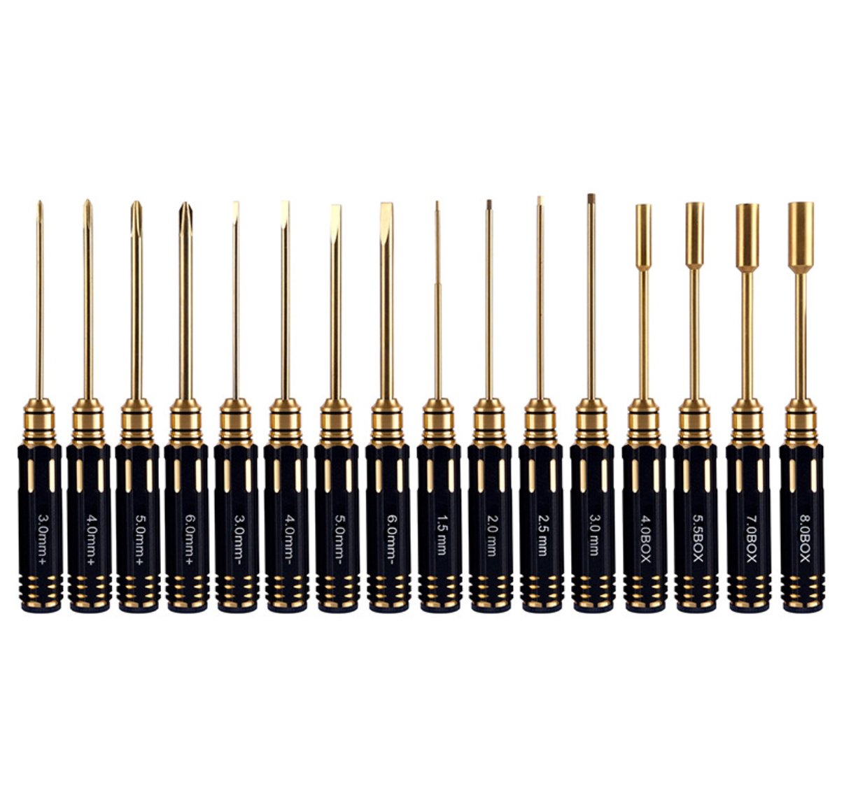High Speed Steel 16pcs Hex Screw Driver Screwdriver Set Hexagon Tool Kit For Drone Heli Airplanes Cars Boat RC Parts