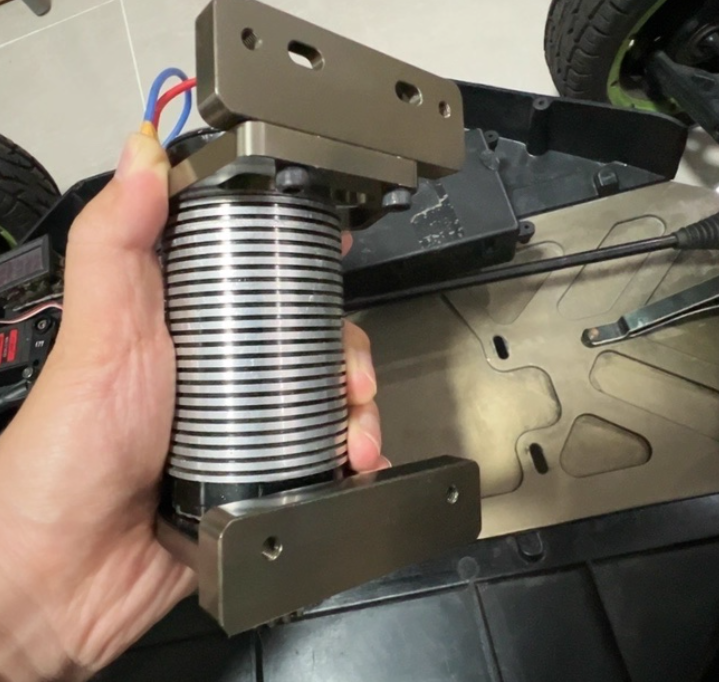 (CN,US) Aluminium Alloy Front/Rear Motor Mount Base for Rovan LT SLT 1/5 RC Electric Conversion