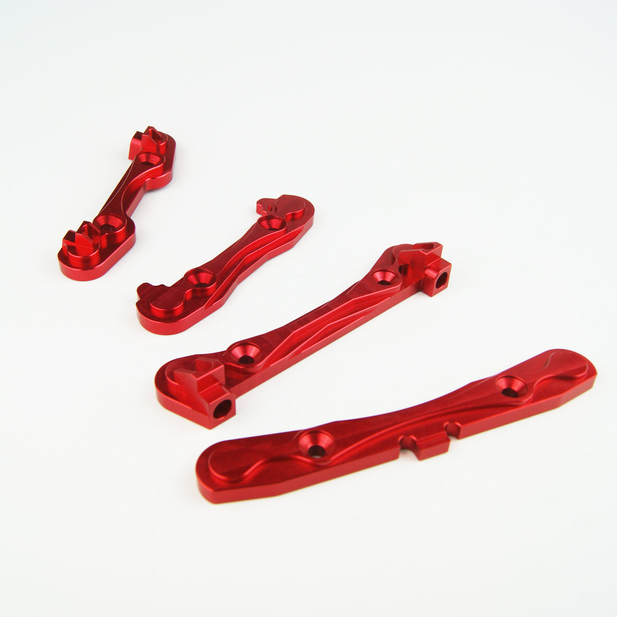 ( CN, US ) Aluminum Alloy Front Rear Hinge Pin Brace for LOSI 5IVE-T / Rovan LT / 30 Degree North
