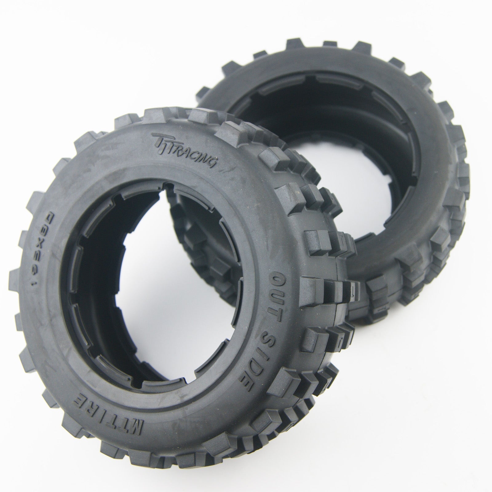 ( CN ) Front Knobby tire for hpi rovan kingmotor baja 5t 195mm x 75mm