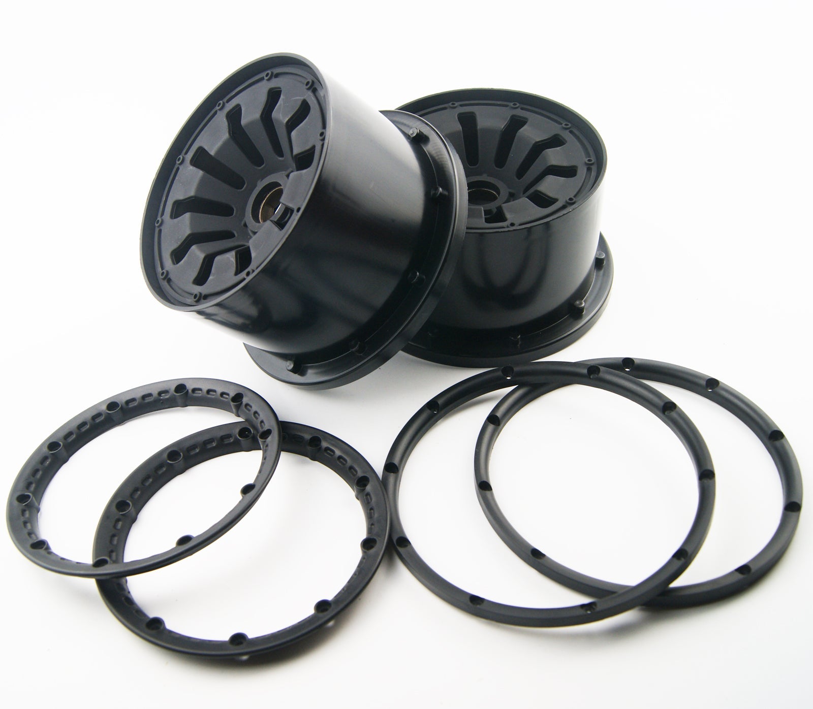( CN,US ) 1/5 Wheel Beadlock Rim with metal hex FOR HPI ROVAN KM BAJA 5B SS