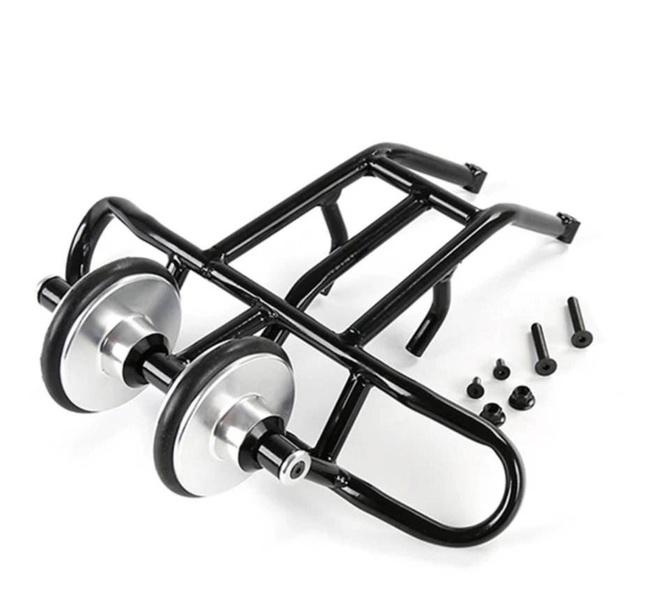 ( CN, US ) Baja Rear Double Wheel Bar Wheelie Bar Bumper for Hpi Rovan KM Baja 5B SS