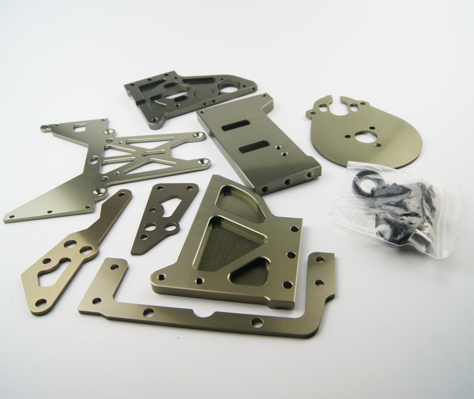 (CN,US ) Rovan HPI KM Baja 5B 5T 5SC Gas to Brushless motor conversion mount kit