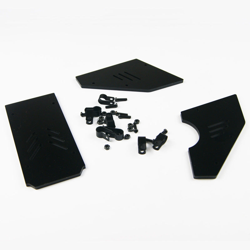 ( CN ) Front Rear wind shield window for hpi rovan km baja 5b