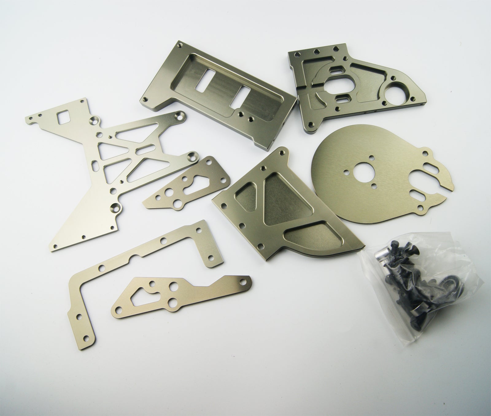 (CN,US ) Rovan HPI KM Baja 5B 5T 5SC Gas to Brushless motor conversion mount kit