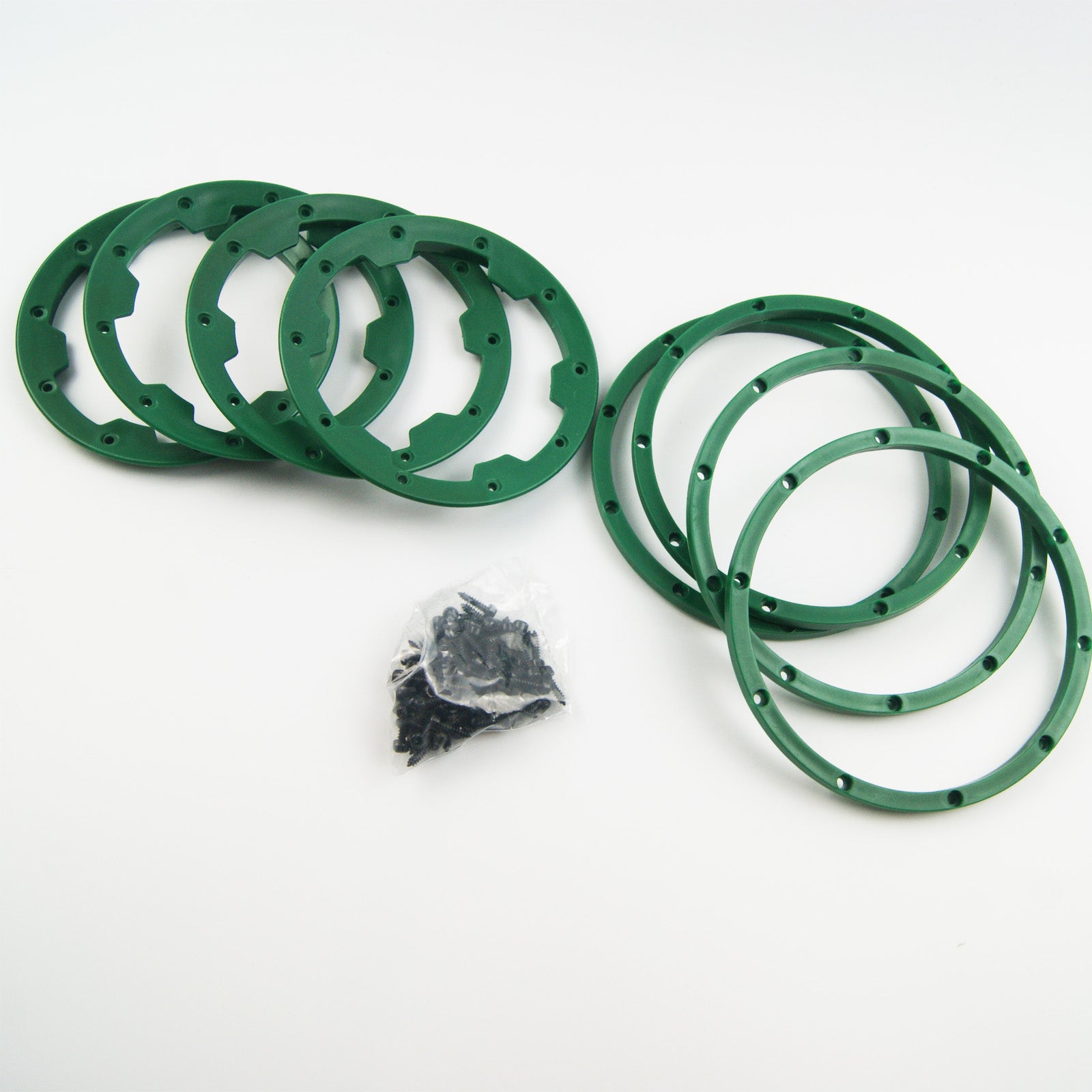 (CN,US) 8 pcs wheel rim bead lock ring set fit HPI Rovan Baja 5B SS King Motor