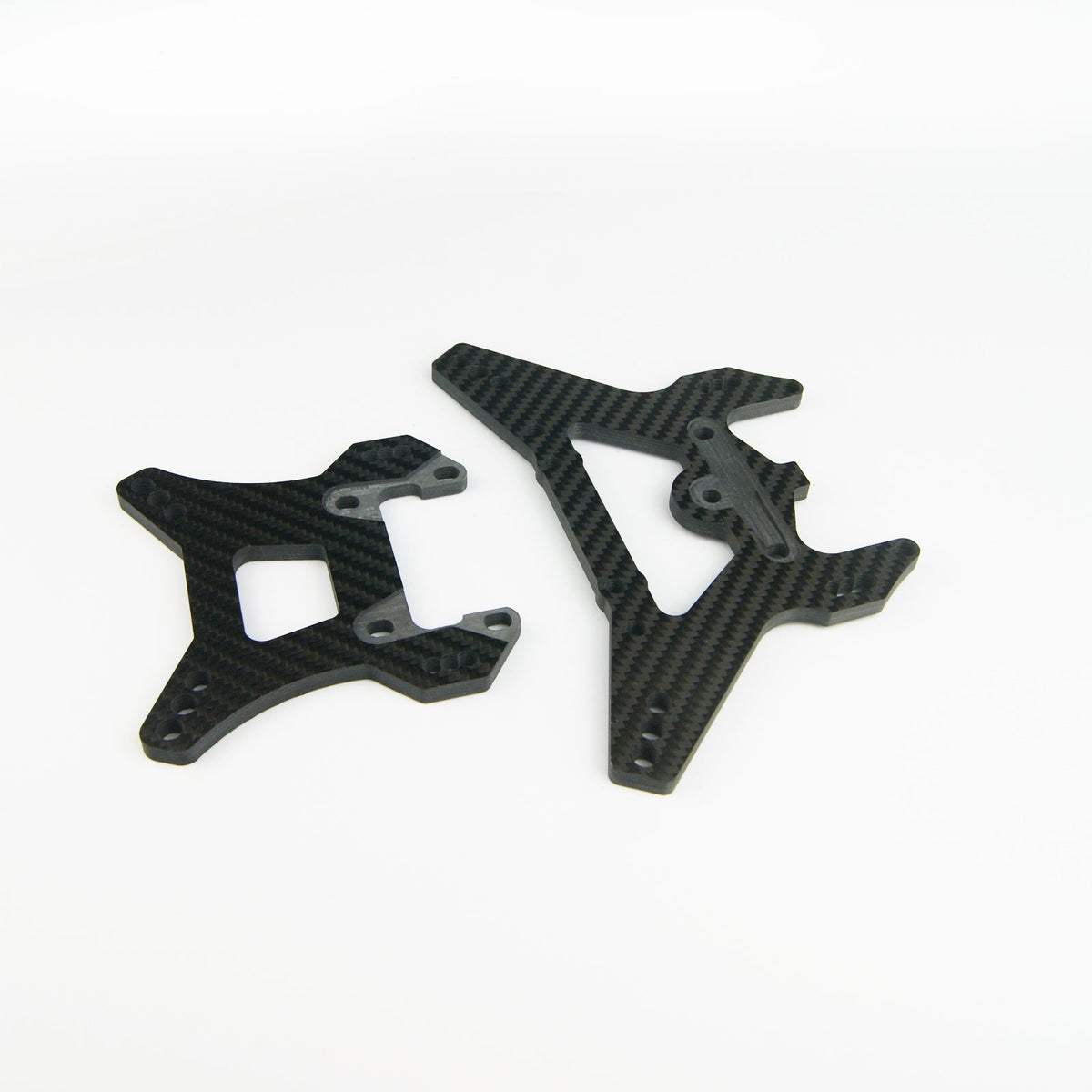 (CN,US) Carbon Fiber Front Rear Shock Tower for LOSI 5IVE-T / Rovan LT / 30 Degree North