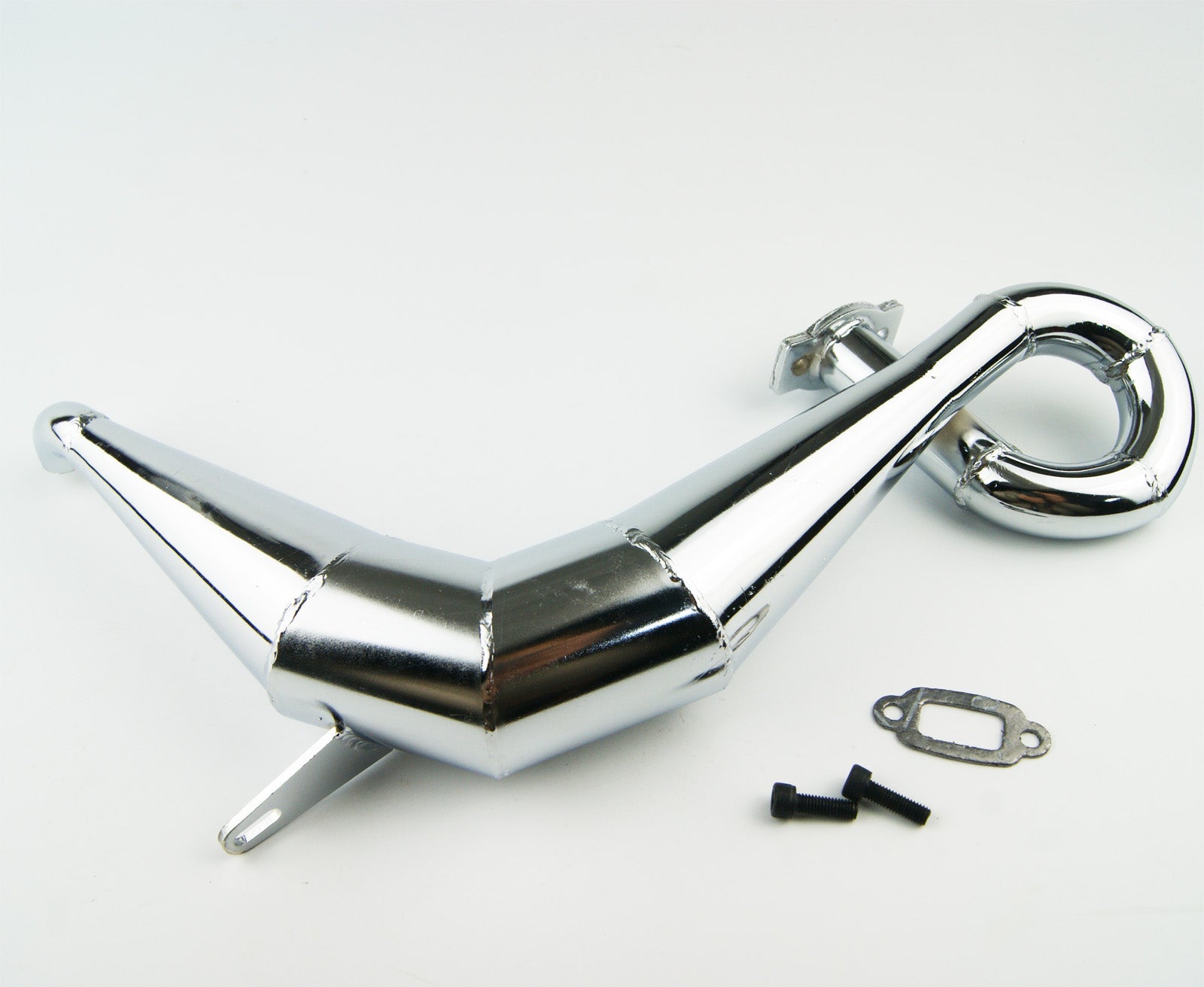 ( CN,US ) Chrome Steel exhaust pipe for Losi DBXL Desert Buggy XL 1.0 2.0
