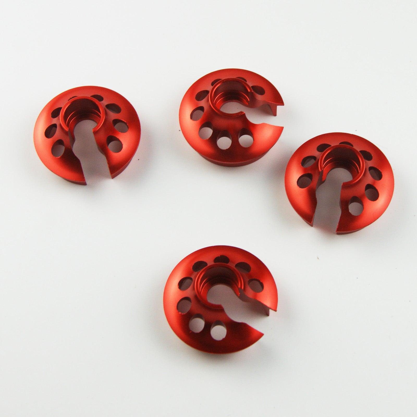 ( CN ) Red Shock cap spring lower perch fits Losi 5ive T 5T Rovan LT