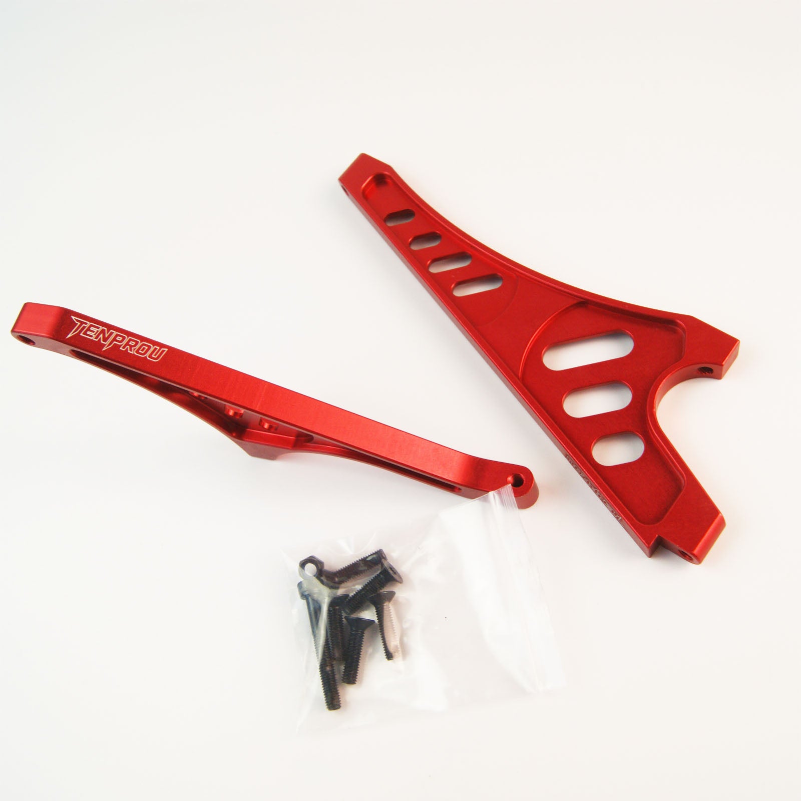 ( CN,US ) Alloy front and rear chassis braces KM X2 LOSI 5IVE T Rovan LT