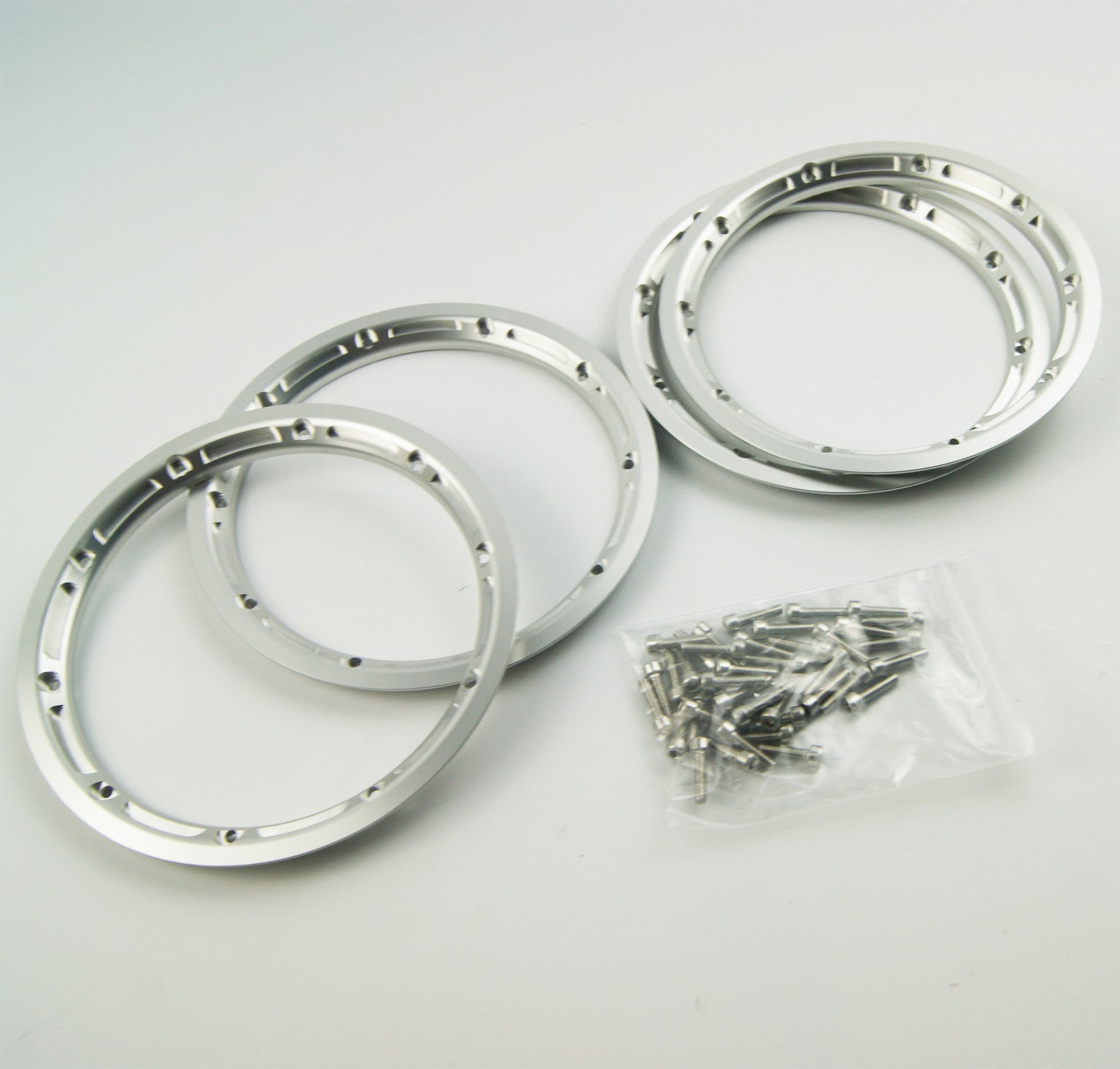 ( CN,US ) Aluminium Alloy beadlock (inside, outside) Wheel rim for Rovan HPI KM Baja 5B 5T