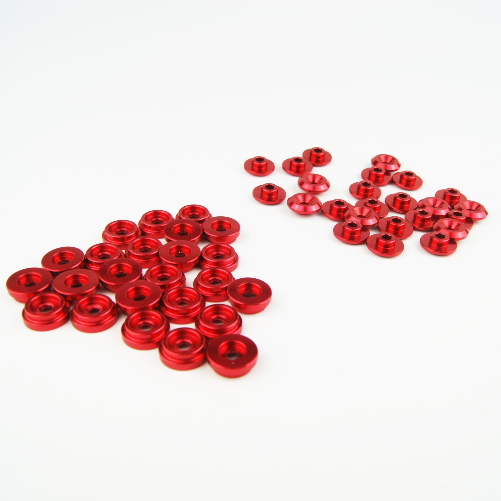 (CN,US) 48pcs Aluminum Alloy Body Shell Washer Cover Gasket Spacer Fits Losi 5ive T LT X2