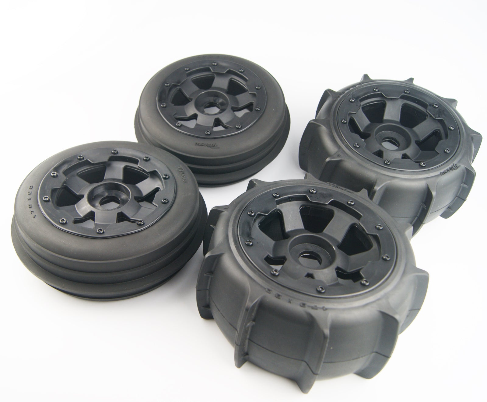 (CN,US ) Sand tire wheel kit for hpi rovan km baja 5b ss