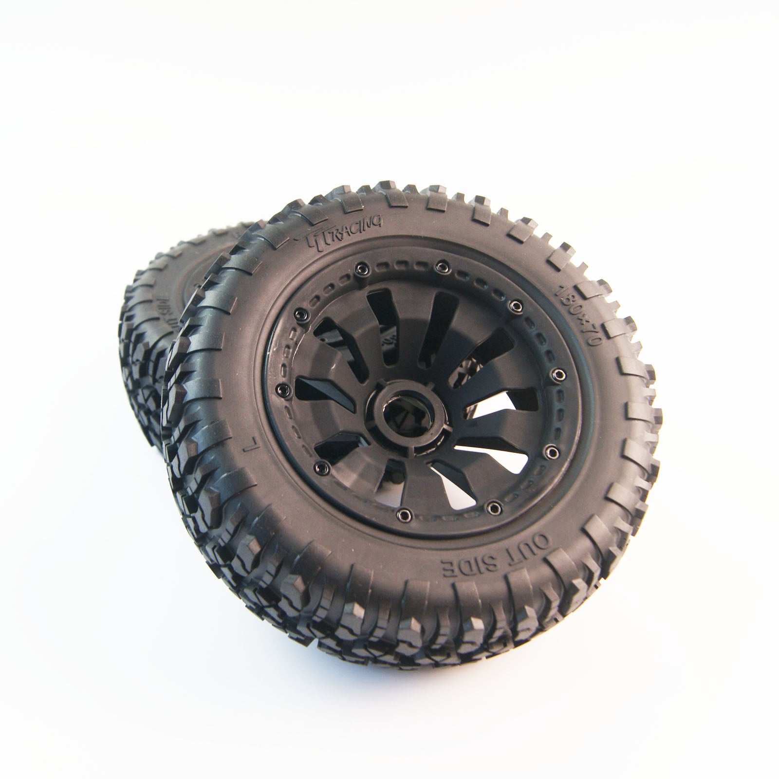 180 x 70 mm Tires Wheels for Losi 5ive T Rovan LT kingmotor x2 DBXL
