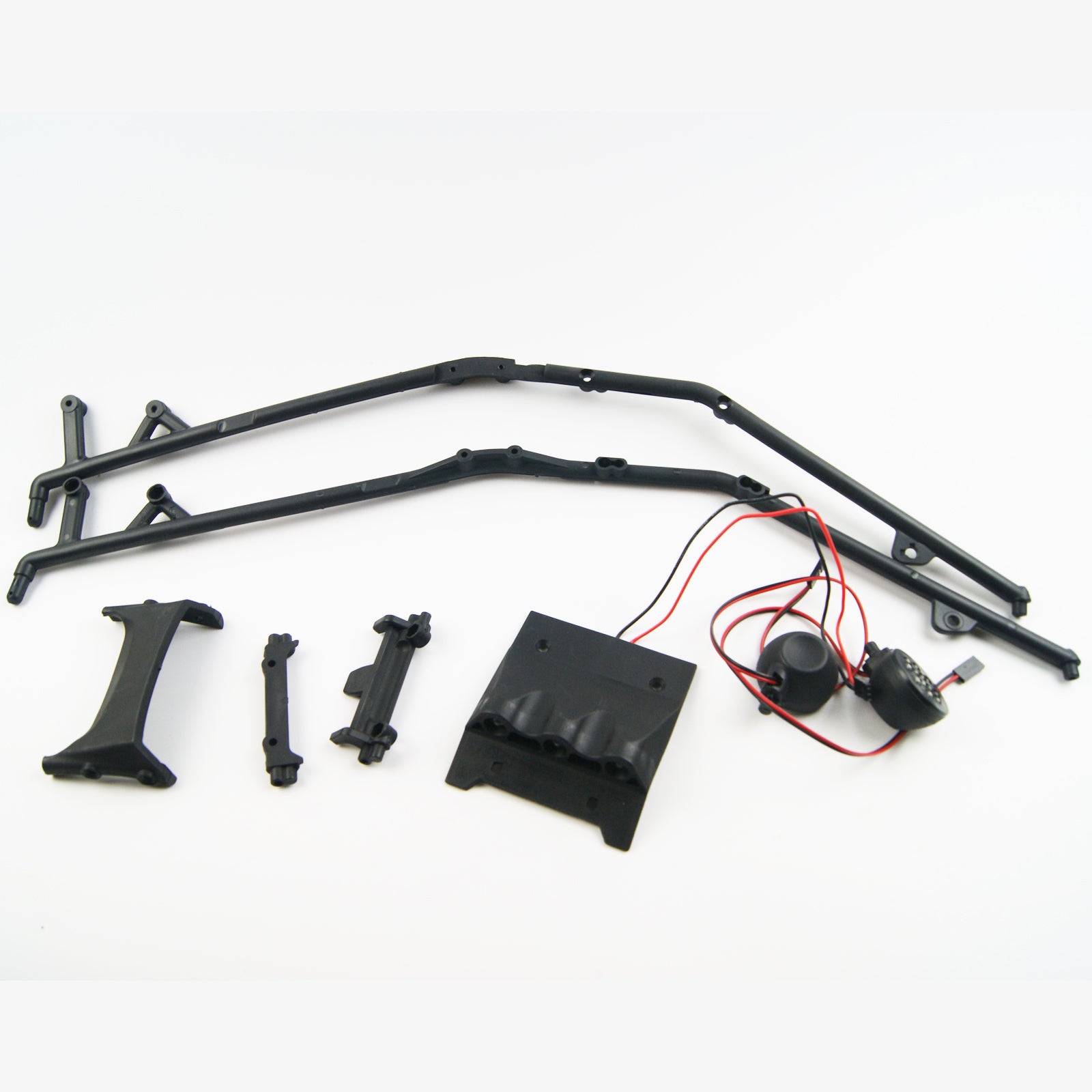 ( CN,US ) Plastic roll cage with LED light  for HPI Rovan King Motor Baja 5b SS