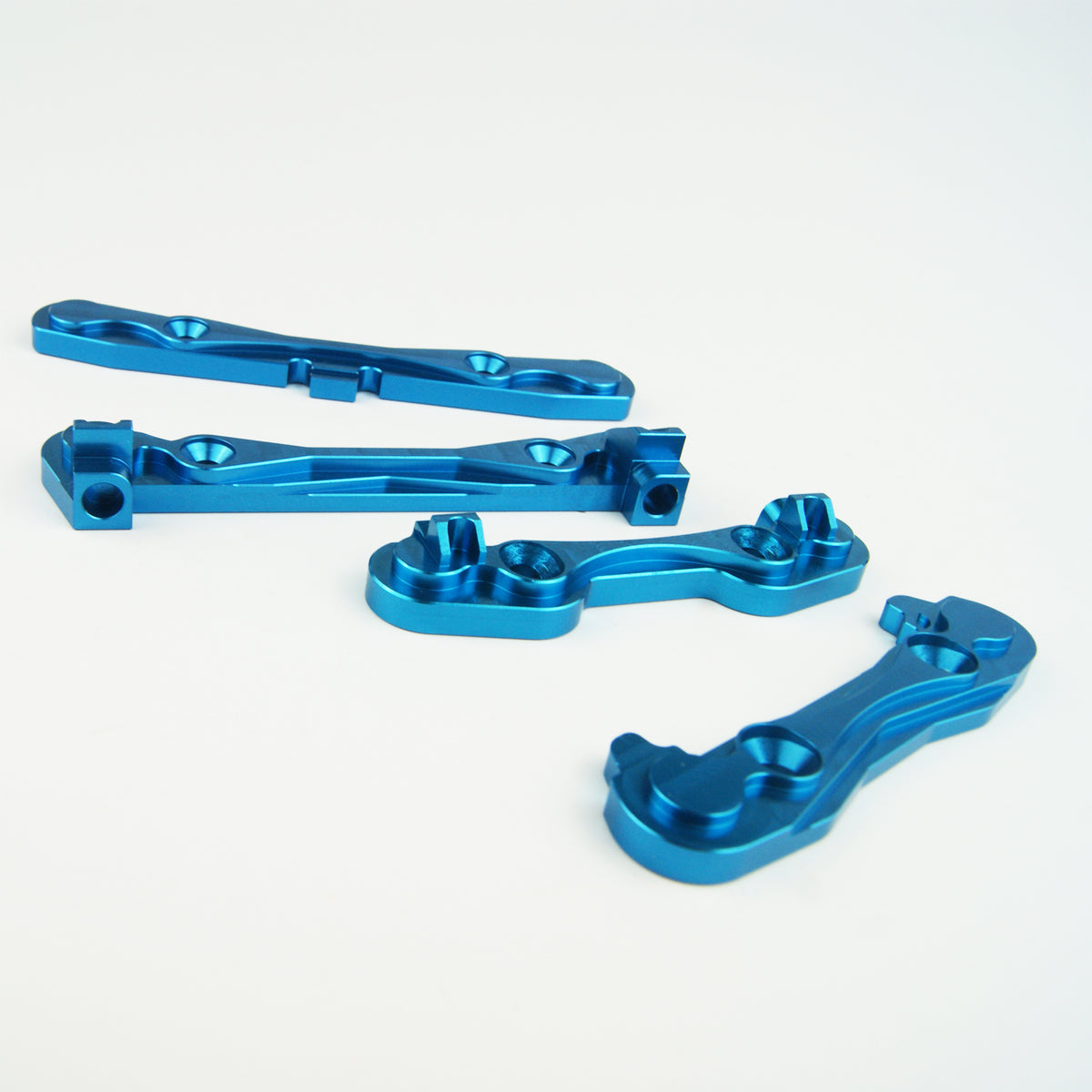 ( CN, US ) Aluminum Alloy Front Rear Hinge Pin Brace for LOSI 5IVE-T / Rovan LT / 30 Degree North