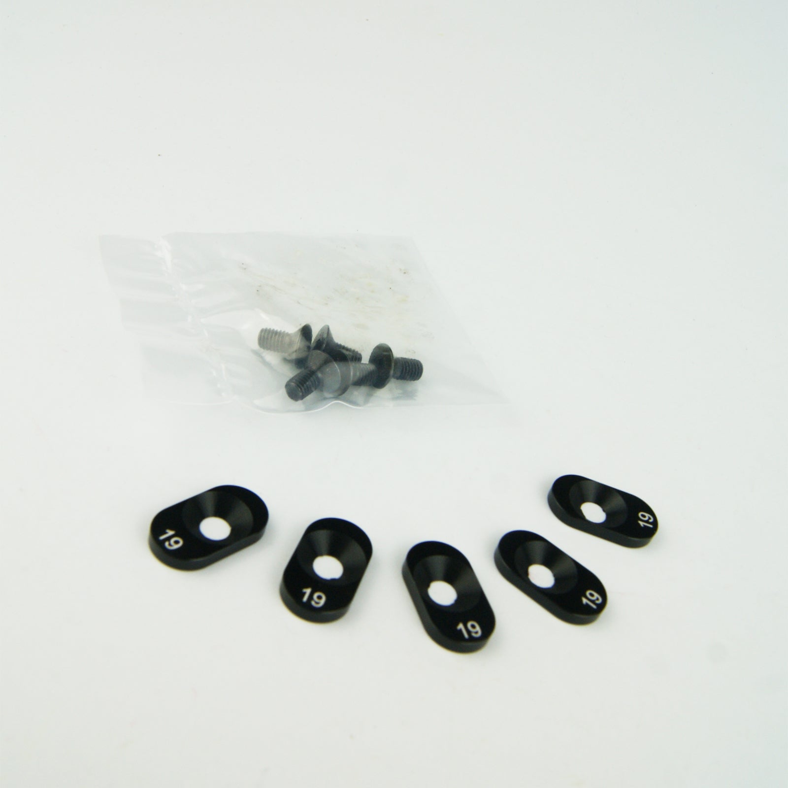 (CN,US) 19T 21T Gear Positioning Pad Engine Fixed Parts 5pcs for LOSI 5IVE-T / Rovan LT / 30 Degree North