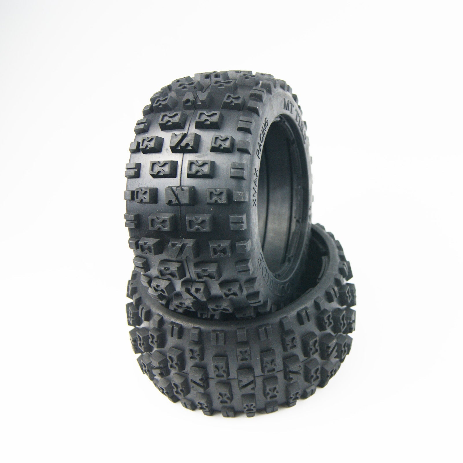 ( CN,US ) Knobby Rear Off Road Tire Kit for HPI Baja 5B SS Rovan KM Baja