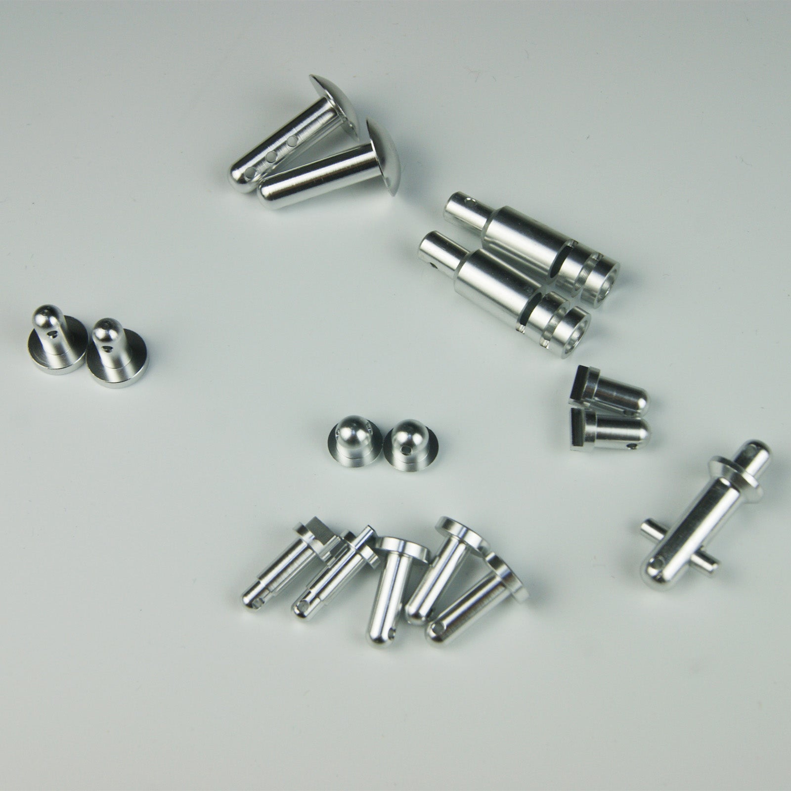 ( CN,US ) Siver Body pin radio box gear cover wing pins for HPI Rovan Kingmotor baja 5b 5t