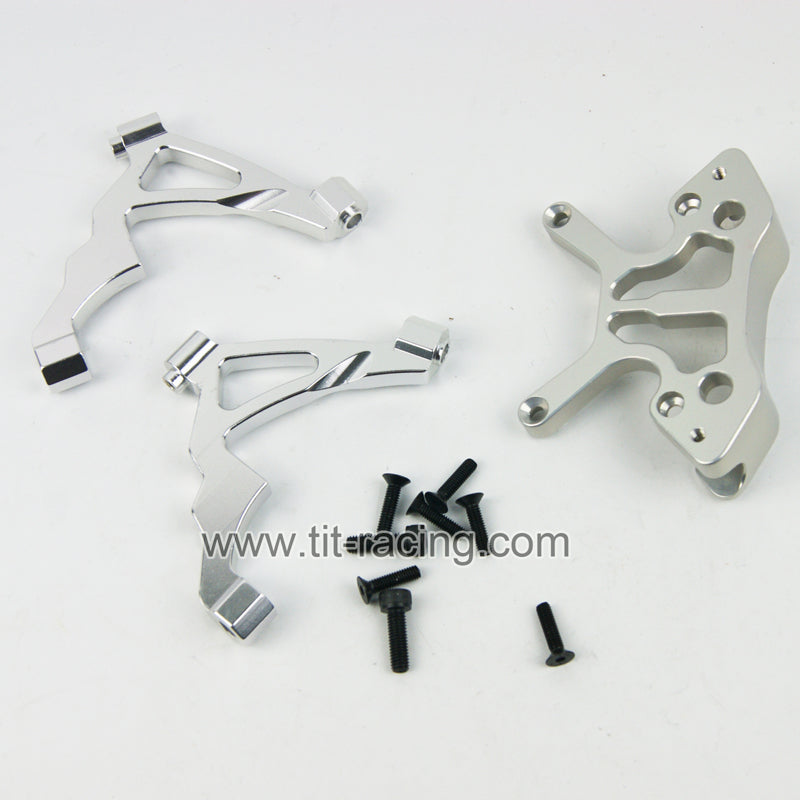 ( CN,US ) CNC alloy front shock tower combo supports fit hpi rovan kingMotor Baja 5B SS