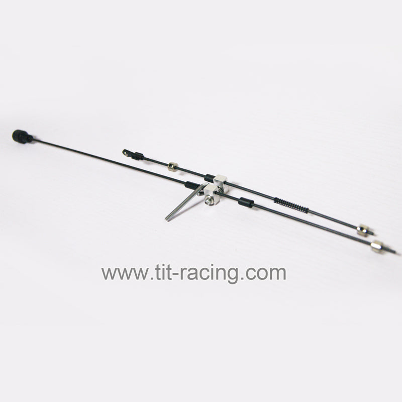 ( CN,US ) Steel rod brake throttle linkage set fit HPI Baja 5B 5T 5SC