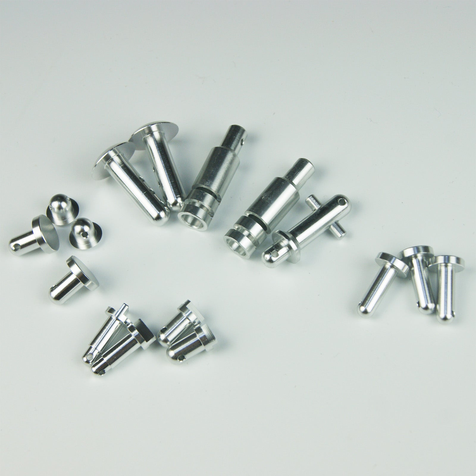 ( CN,US ) Siver Body pin radio box gear cover wing pins for HPI Rovan Kingmotor baja 5b 5t