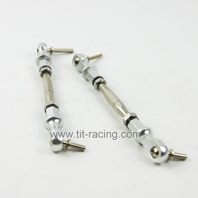 ( CN, US ) Alloy steering turnbuckle tie rod shaft for HPI KMRovan Baja 5B 5T