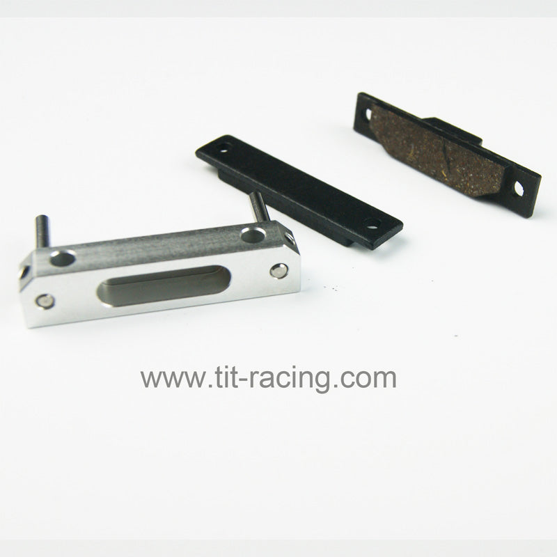 ( CN,US ) Aluminium brake kit for rovan HPI King Motor Baja 5B 5T 5SC SS Silver