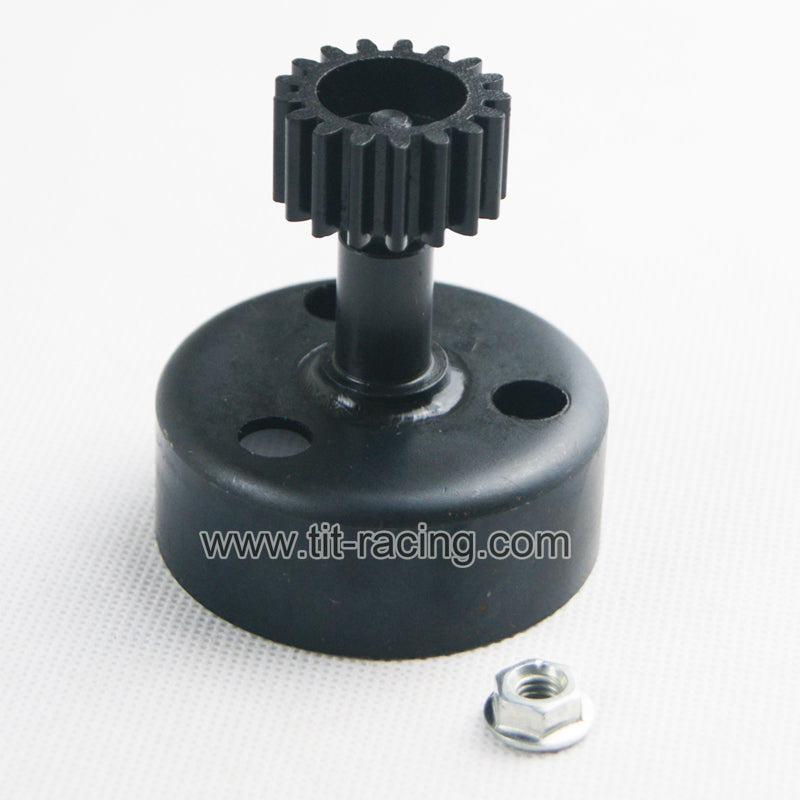 ( CN,US ) CNC clutch bell steel 17Teeth Pinion fits HPI KM rovan baja 5B 5T 5SC