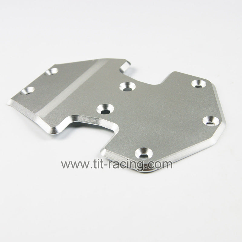 Aluminium alloy wide front guards brace skid plate fits Losi 5ive T 5T Rovan LT